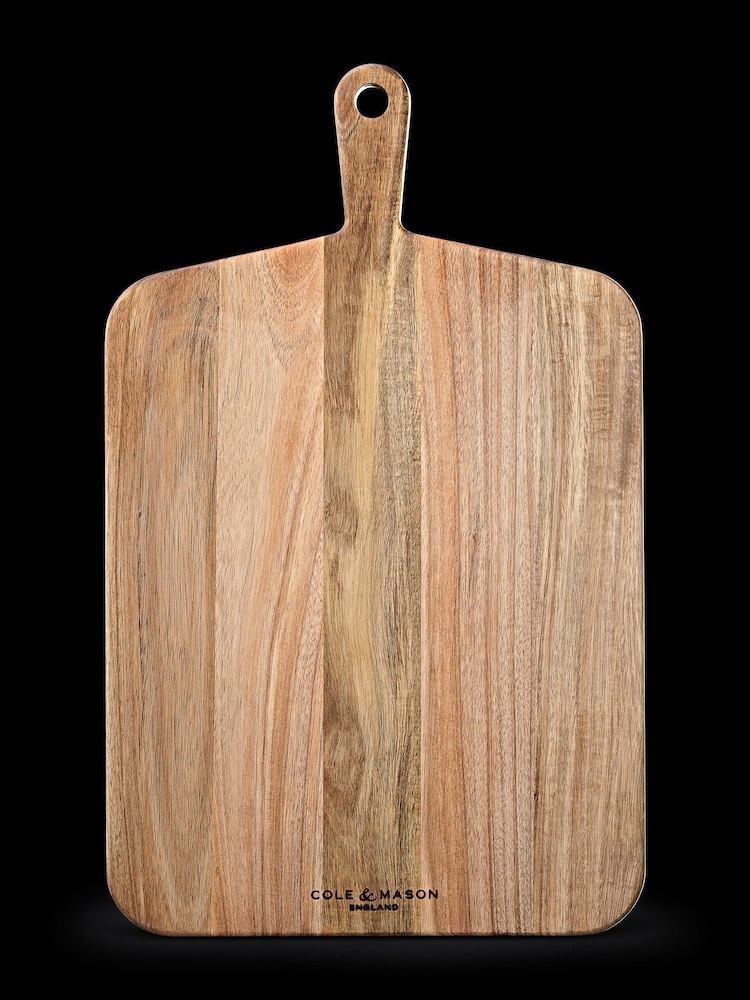 Cole & Mason Natural Acacia Barkway Large Serving Board - Image 1 of 4
