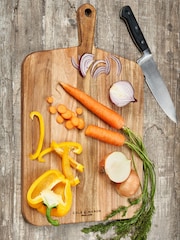 Cole & Mason Natural Acacia Barkway Large Serving Board - Image 2 of 4
