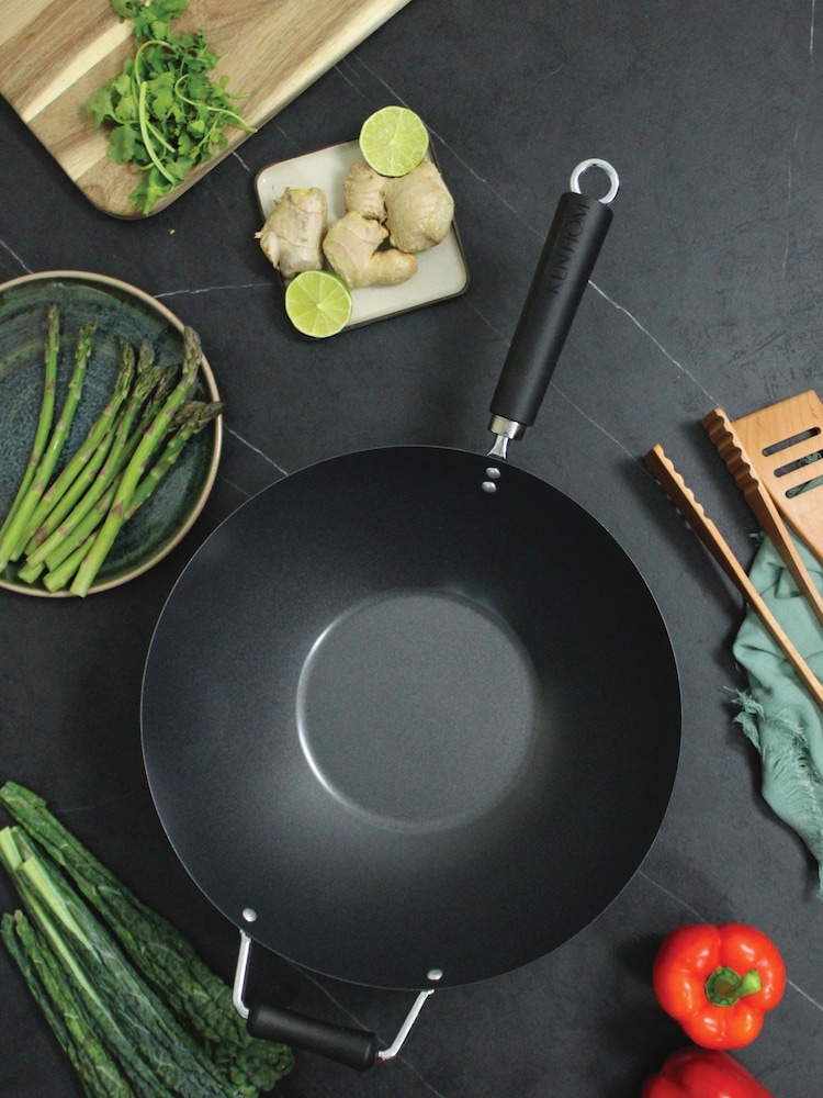 Ken Hom Black Excellence 35cm Non Stick Wok - Image 1 of 6
