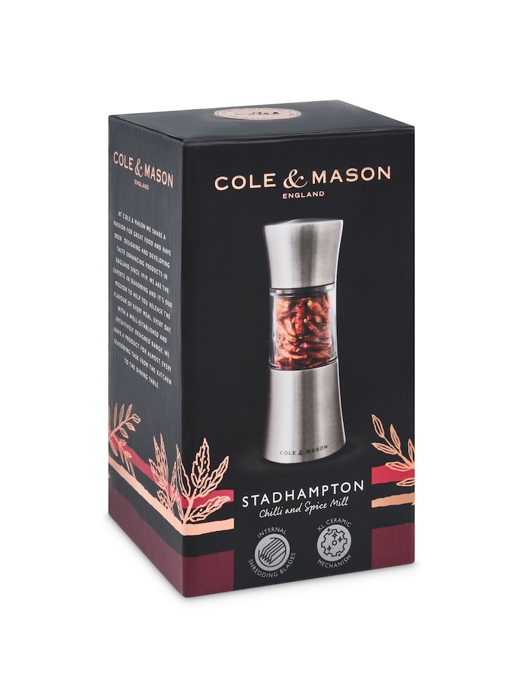 Cole & Mason Silver Stadhampton Chilli and Spice Mills - Image 6 of 6 Cole & Mason Silver Stadhampton Chilli and Spice Mills - Image 6 of 6