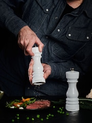 Cole & Mason White Gloss London 180mm Salt and Pepper Mills - Image 3 of 5