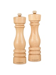 Cole & Mason Natural Beech London 220mm Salt and Pepper Mills - Image 5 of 6