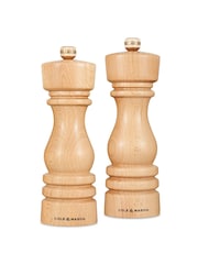 Cole & Mason Natural Beech London 180mm Salt and Pepper Mills - Image 5 of 6