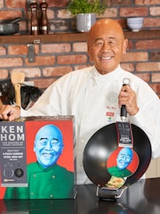 Ken Hom Black Excellence 31cm Non Stick Wok Set - Image 3 of 6