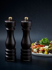 Cole & Mason Chocolate Wood London 220mm Salt and Pepper Mills - Image 1 of 5