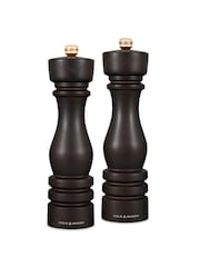 Cole & Mason Chocolate Wood London 220mm Salt and Pepper Mills - Image 4 of 5