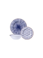 Tramontina Blue and White Abstratta 12 Piece Dinner Set - Image 2 of 3