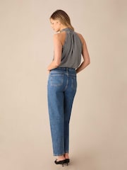 Ro&Zo Mono Polka Dot Print Satin Bodies - Bild 4 von 4