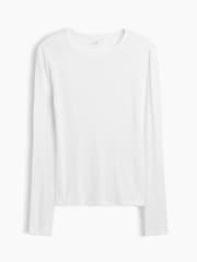 Blanco - Gap Modern Ribbed Long Sleeve T-Shirt - Imagen 5 de 5