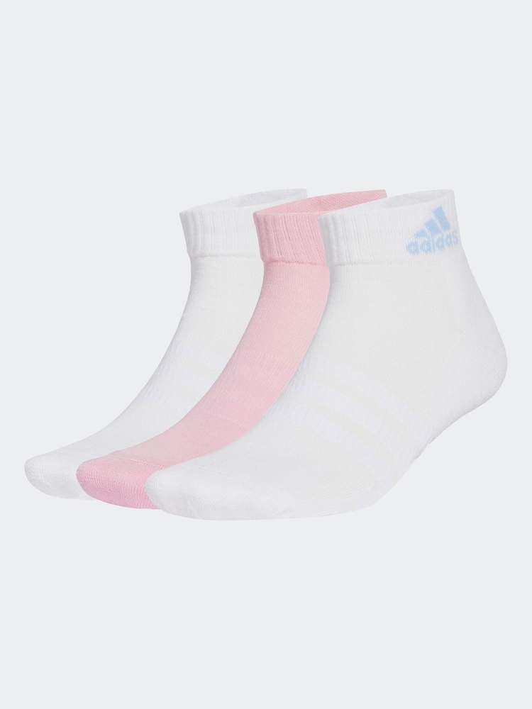 adidas Sportswear Ankle 100% Cotton Socks 3 Pack - Imagen 1 de 4 adidas Sportswear Ankle 100% Cotton Socks 3 Pack - Imagen 1 de 4