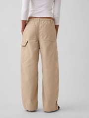 Gap Beige Easy Barrel Cargo Trousers - Image 2 of 5
