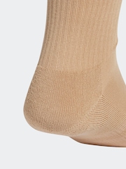 adidas White Sportswear Crew 100% Cotton Socks 3 Pack - Image 3 of 4