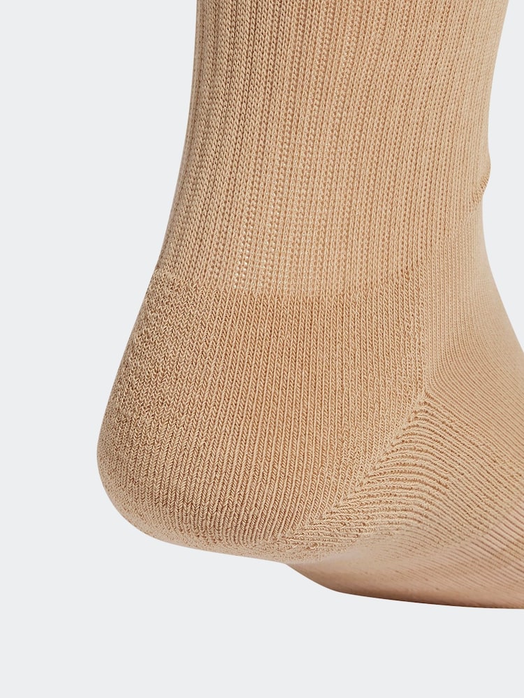 adidas White Sportswear Crew 100% Cotton Socks 3 Pack - Image 3 of 4