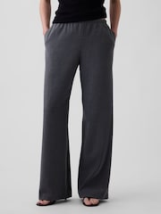 Gap Grey Brushed Twill Easy Wide-Leg Trousers - Image 1 of 5