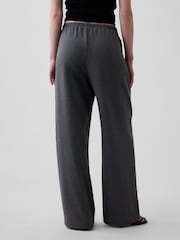 Gap Grey Brushed Twill Easy Wide-Leg Trousers - Image 2 of 5