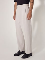 Stone Edit Relaxed Smart Trousers - Image 1 of 6