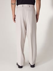Stone Edit Relaxed Smart Trousers - Image 2 of 6