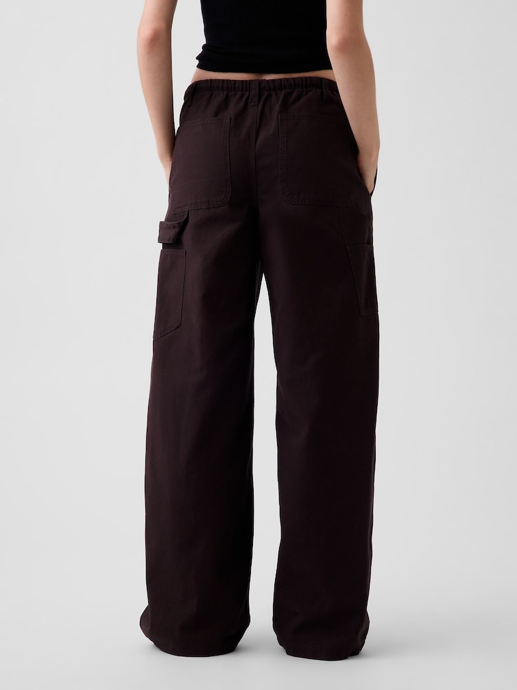 Gap Dark Brown Easy Barrel Cargo Trousers - Image 2 of 5