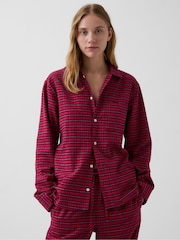 Karos, Rot/Schwarz - Gap Softest Flannel Pyjamas Top - Bild 3 von 6
