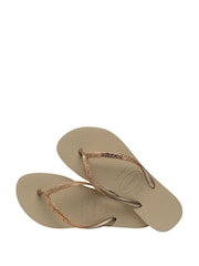Havaianas Gold Glitter Flip Flop - Image 4 of 8