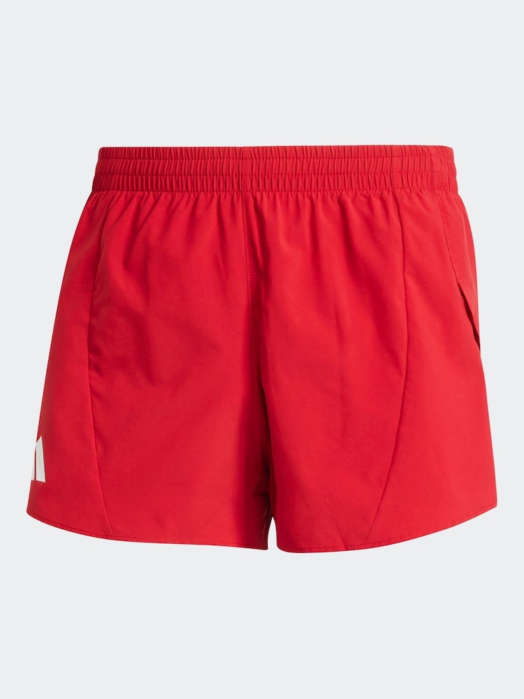 Buy adidas Red Adizero Essentials Running Split Shorts from Next