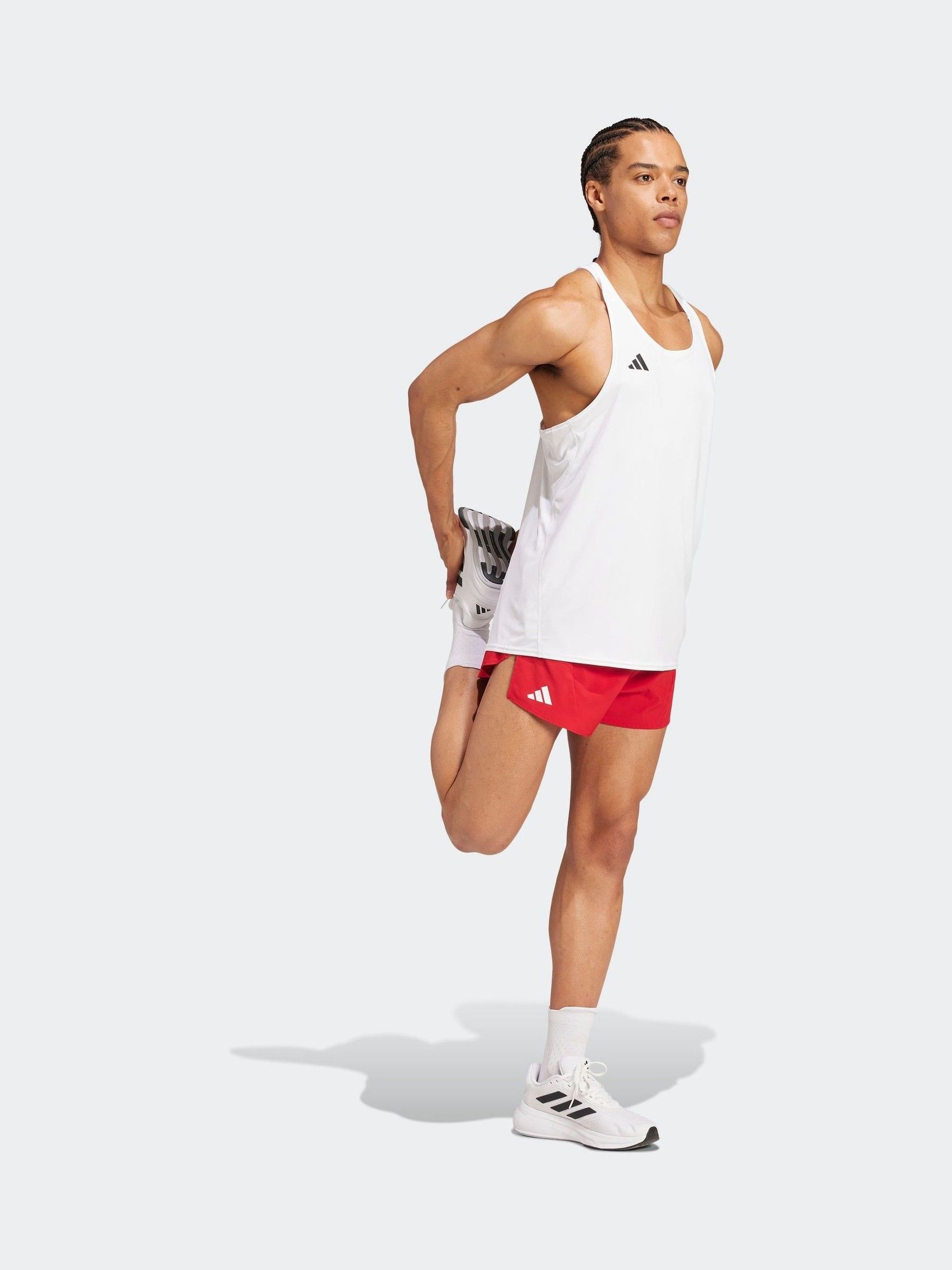 Buy adidas Red Adizero Essentials Running Split Shorts from Next USA