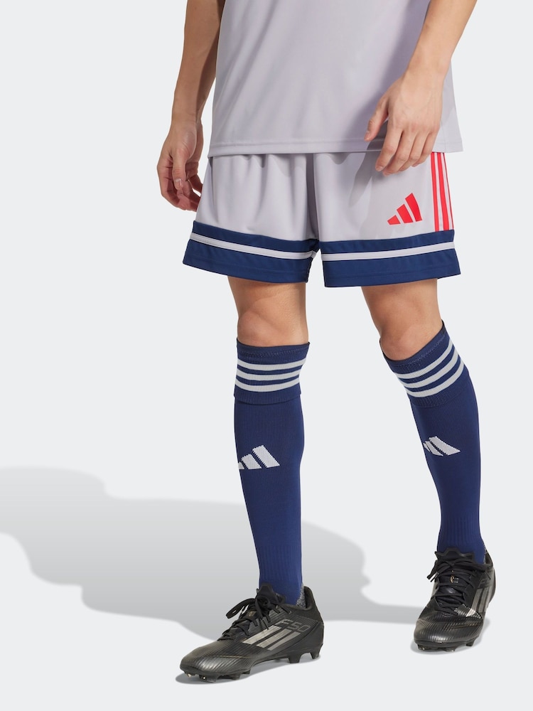 adidas Grey Squadra 25 Shorts - Image 1 of 8
