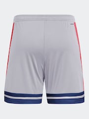 adidas Grey Squadra 25 Shorts - Image 8 of 8