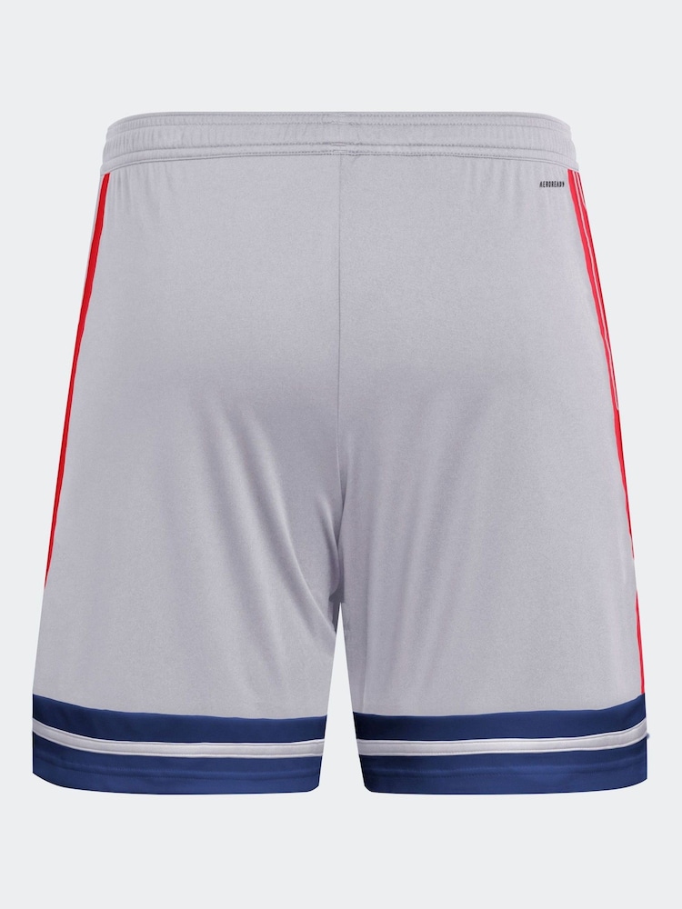 adidas Grey Squadra 25 Shorts - Image 8 of 8