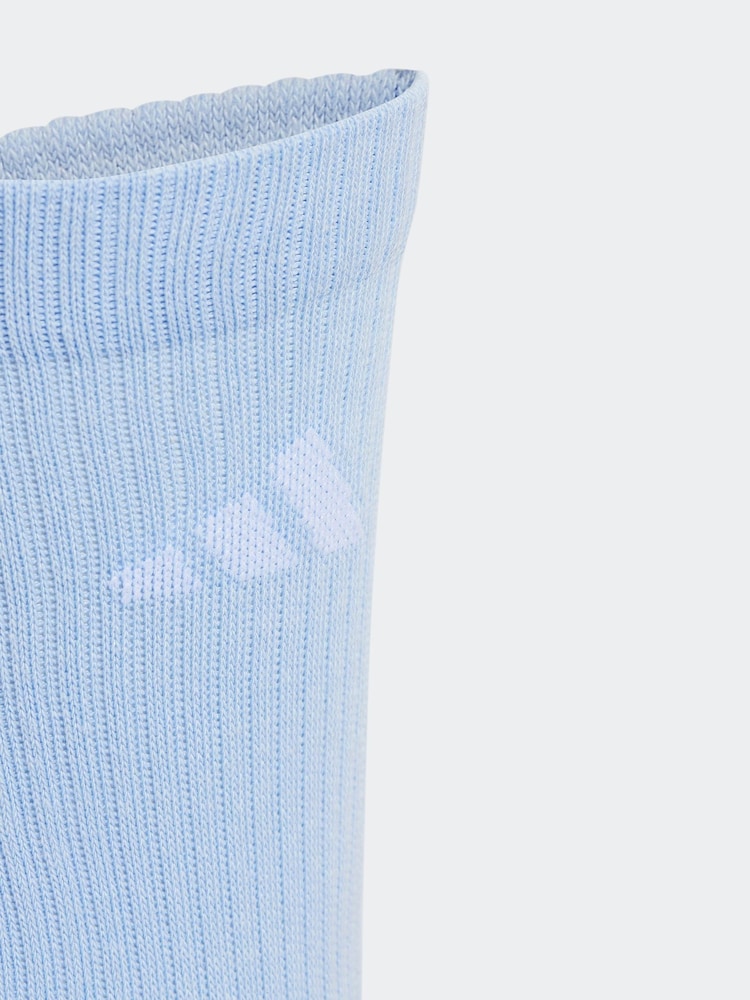 adidas Purple New Logo Crew Socks 6 Pack - Image 3 of 4