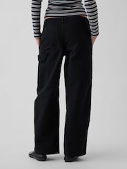 Gap Black Easy Barrel Cargo Trousers - Image 2 of 5