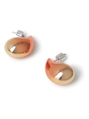 Aela Orange Ombre Teardrop Earrings - Image 2 of 2