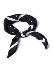 Aela Polka Dot Tie Me Up Black Scarf - Image 1 of 2
