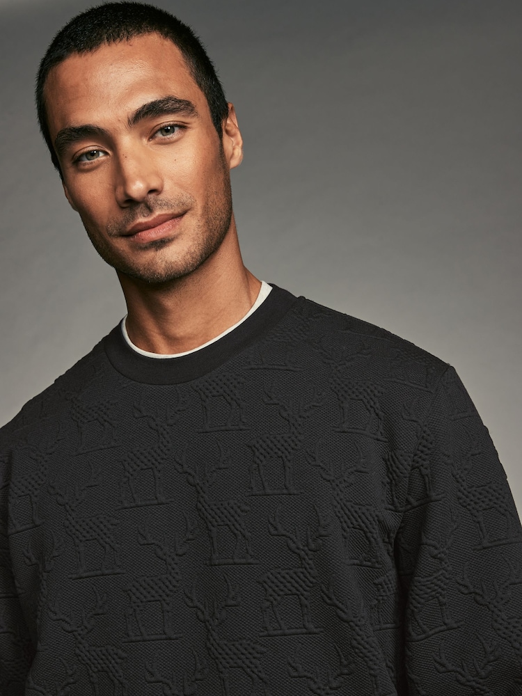 Black Christmas Crew Sweatshirt - Image 4 of 7