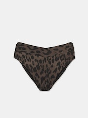 Mint Velvet Animal Italian Fabric Bikini Briefs - Image 7 of 8