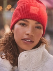 self. Red Merino Beanie - Image 1 of 3