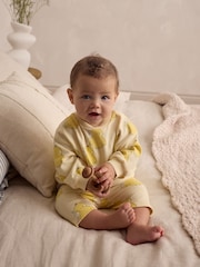 Chick amarillo - Conjunto de 2 piezas pantalones de chándal y suéter para bebé (0 meses - 2 años) - Imagen 2 de 14