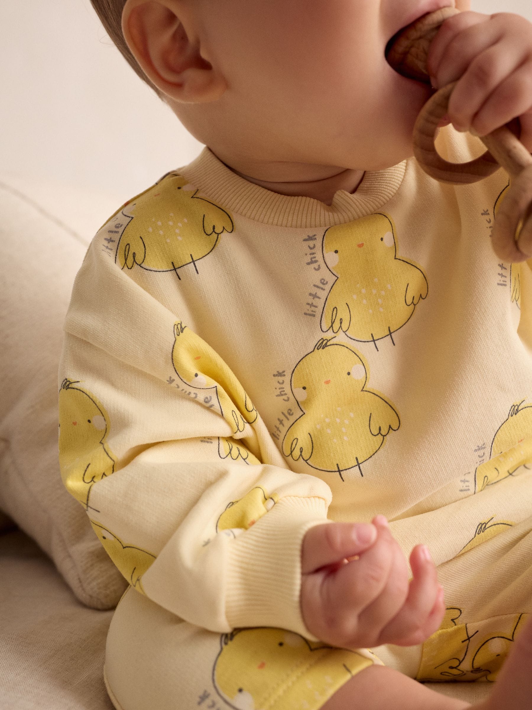 Buy Yellow Chick Baby Sweatshirt and Joggers 2 Piece Set