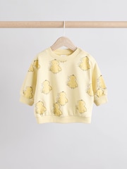 Chick amarillo - Conjunto de 2 piezas pantalones de chándal y suéter para bebé (0 meses - 2 años) - Imagen 7 de 14