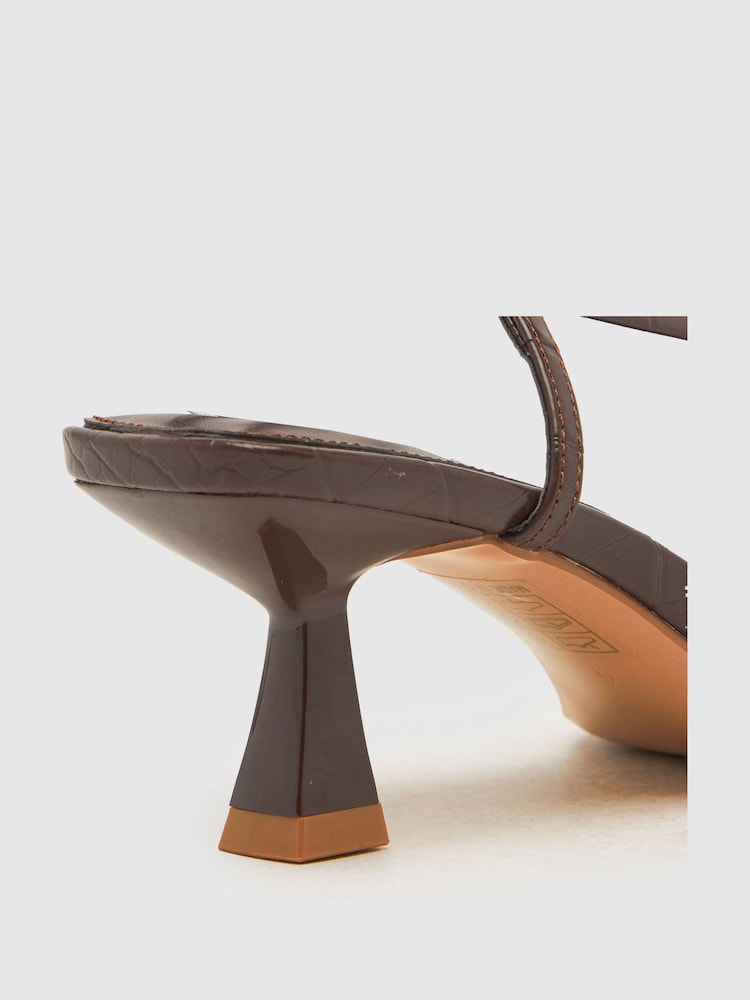 Schuh Brown Sora Sandals - Image 2 of 4