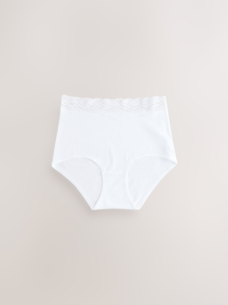 pastel - Lot de 7 culottes en coton et dentelle - Image 4 of 10