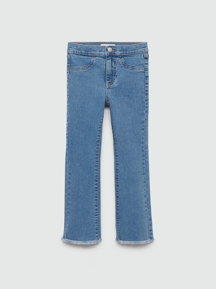 Mango Blue Trumpet Jeans - Image 1 of 3