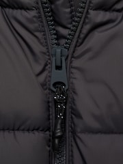 Mango Black Hood Quilted Coat - Image 4 of 4