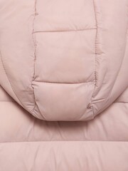 Mango Pink Hood Quilted Coat - Image 3 of 3