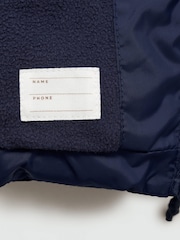 Mango Blue Hood Quilted Coat - Image 7 of 8
