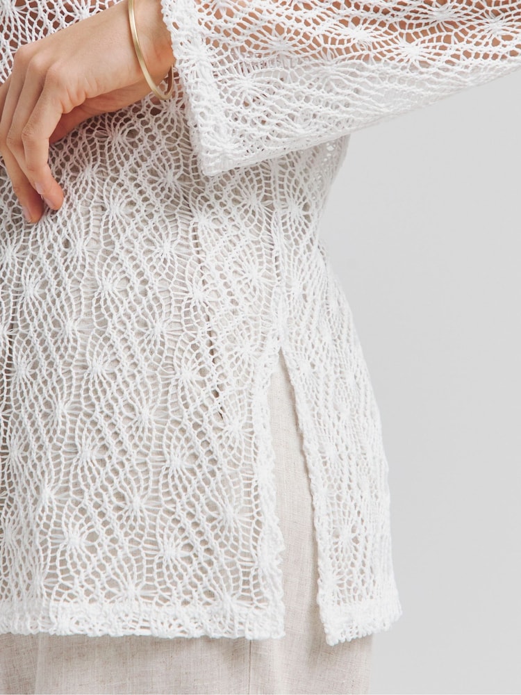 Simply Be Cut and Sew Crochet Top - Bild 4 von 4 Simply Be Cut and Sew Crochet Top - Bild 4 von 4