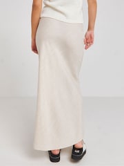 Simply Be Natural Linen Maxi Skirt - Image 3 of 4