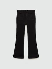Mango Black Flared Jeans With Pocket - Image 1 of 4