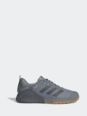 adidas Grey Dropset 3 Trainers - Image 1 of 9