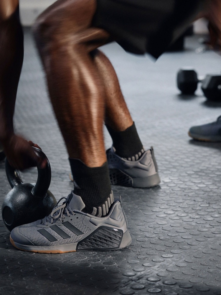 adidas Grey Dropset 3 Trainers - Image 2 of 13 adidas Grey Dropset 3 Trainers - Image 2 of 13